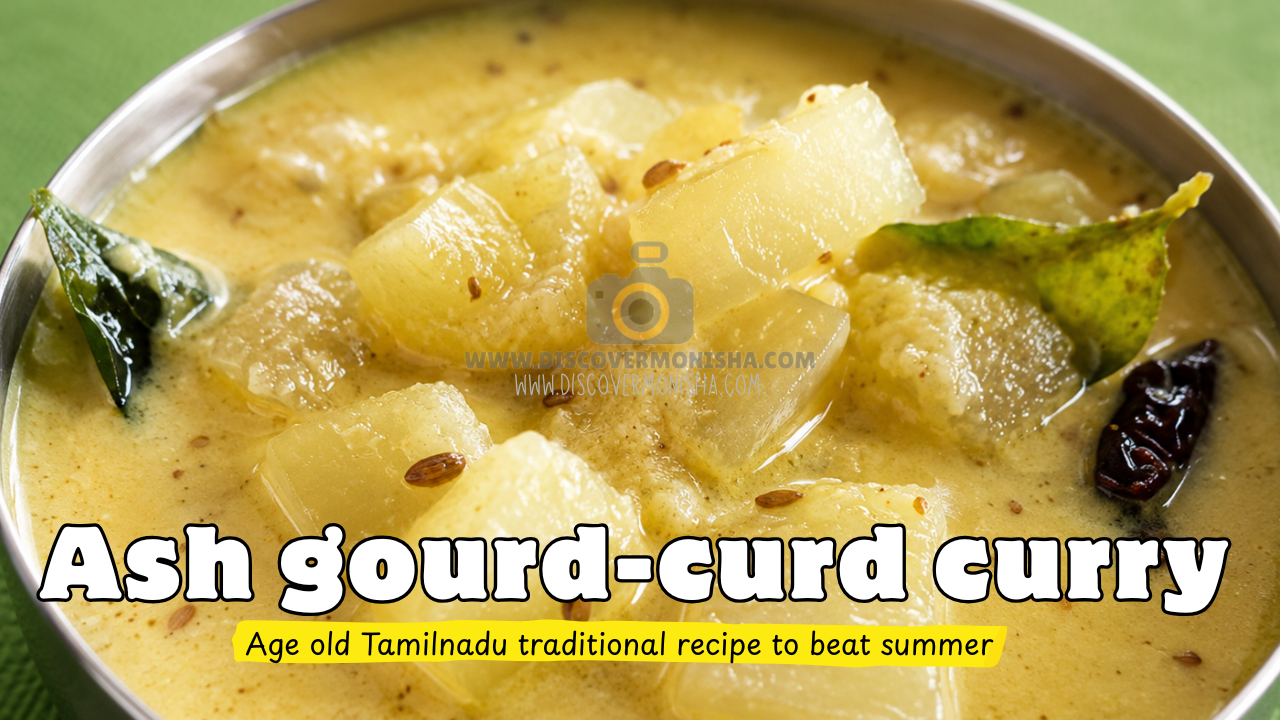 Ash gourd curry – Age old Traditional Tamilnadu recipe