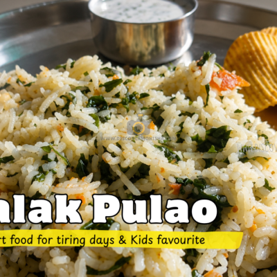 palak pulao