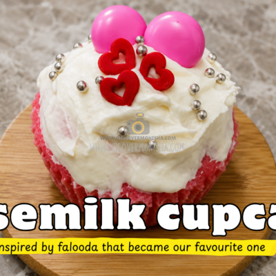 rosemilk flavoured cupcake