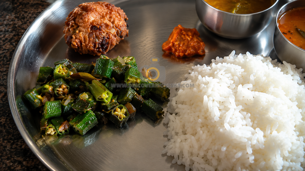 okra fry