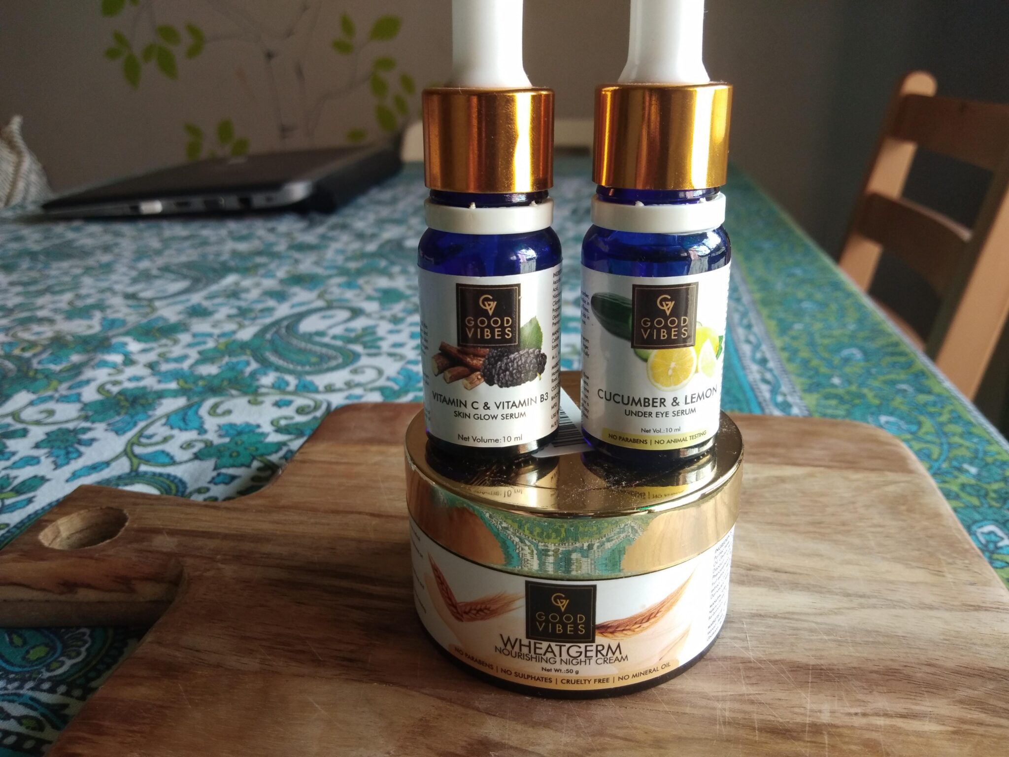 A basic Skin care routine 'Good Vibes' Product Review Discover Monisha