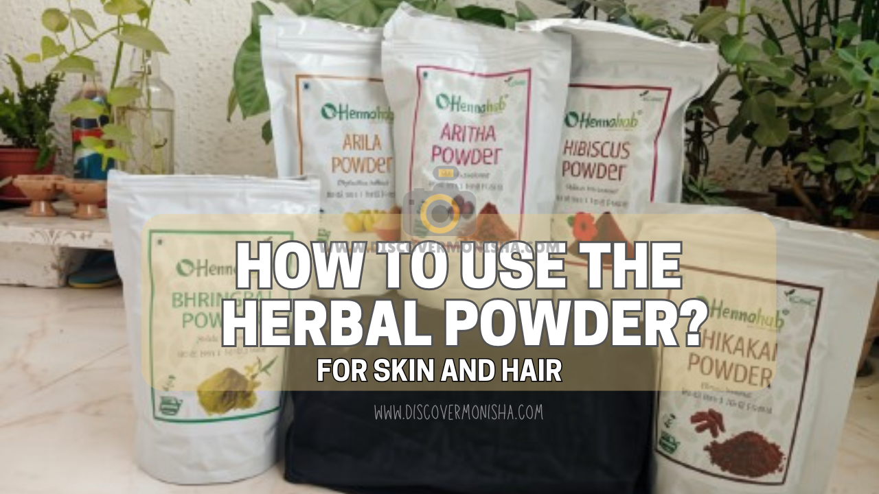 hair and skin herbal powder