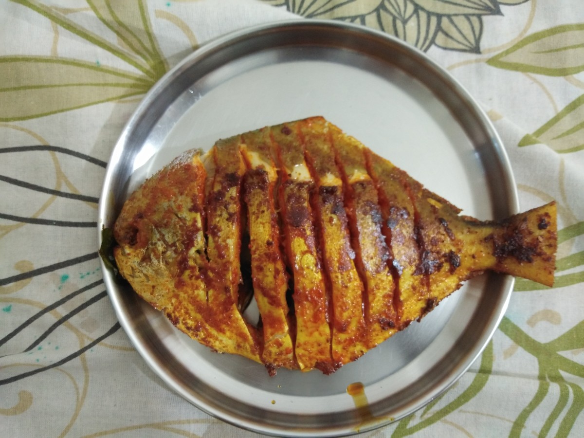 Pomfret fry – Simple ingredients, Ultimate taste.