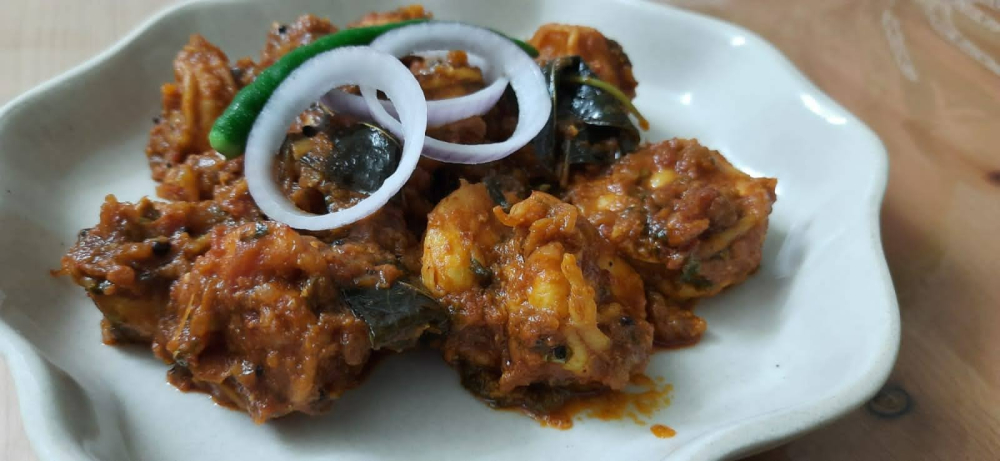 Prawns fry | Eeral varuval – Tamilnadu style