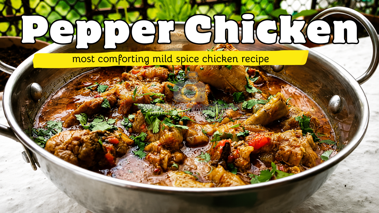 Pepper chicken Tamilnadu style | South Indian recipe