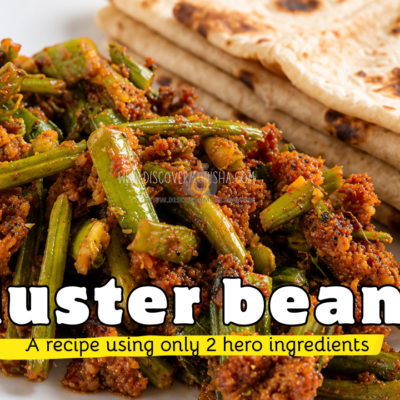 cluster beans recipe using only 2 hero ingredients