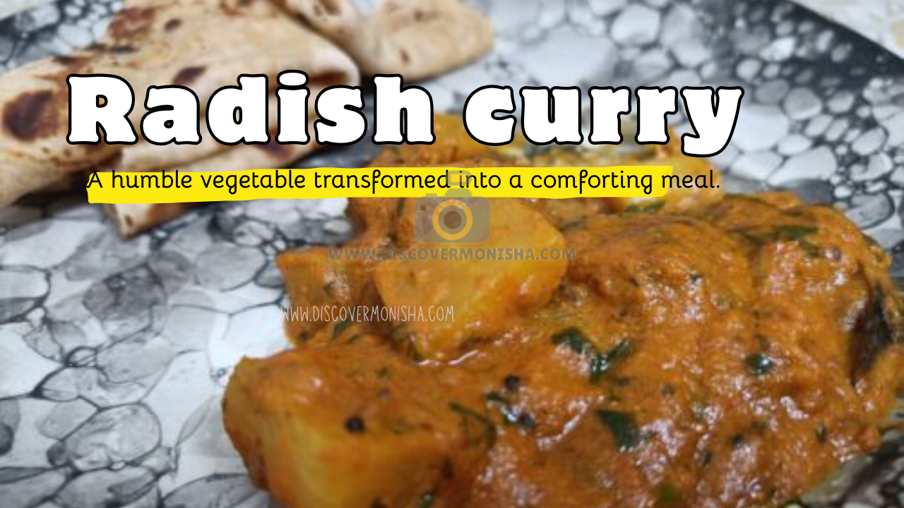 Radish curry Indian style
