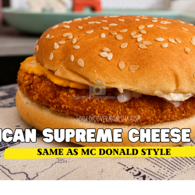 american supreme cheese burger recipe same as mc donald style