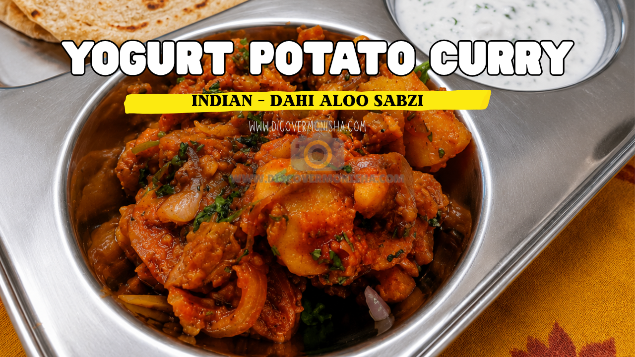 Dahi aloo sabzi | Yogurt potato curry | Unique & simple recipe