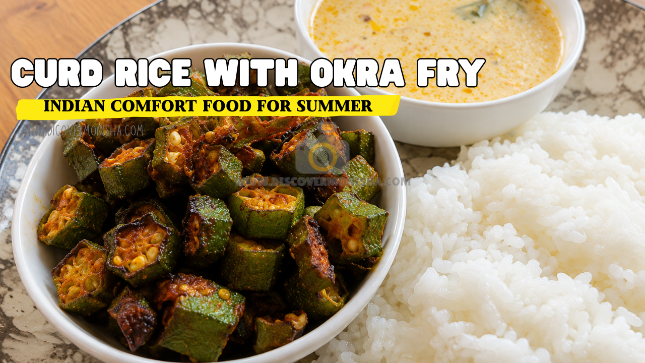 Curd Rice With Okra Fry | Comfort Food Recipes of India