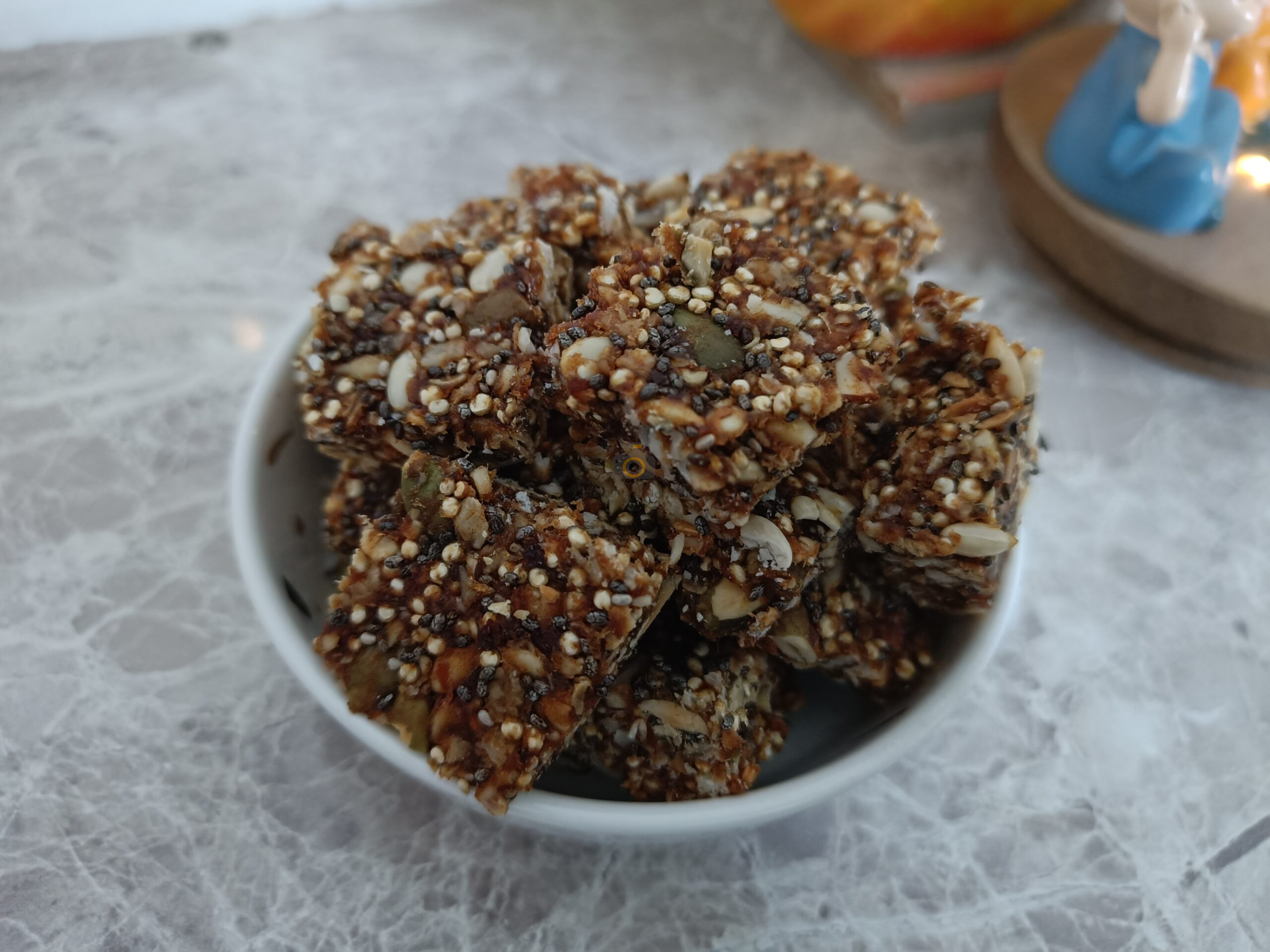Homemade Granola Bars | Indian chikki | Homemade protein bar recipe - Discover Monisha