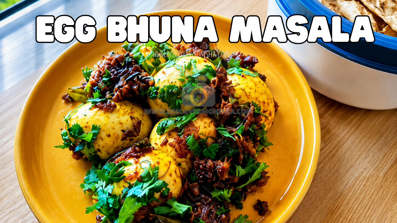 Egg bhuna masala | A perfect side dish for rice and roti