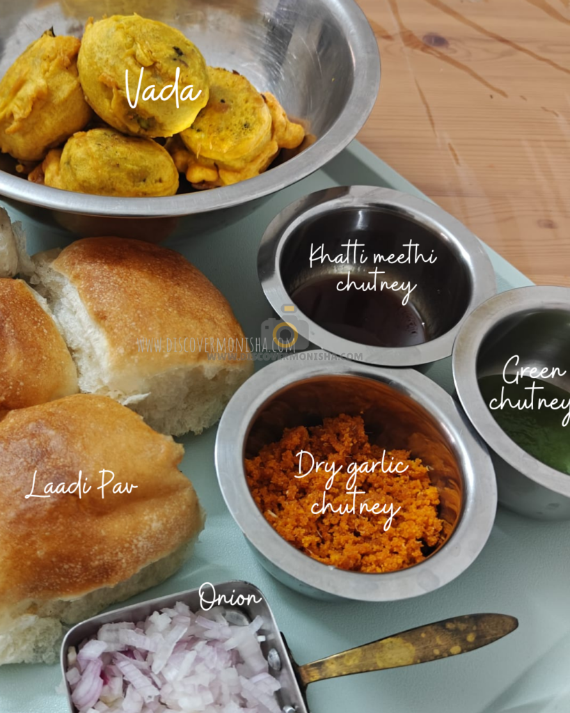 homemade vada pav